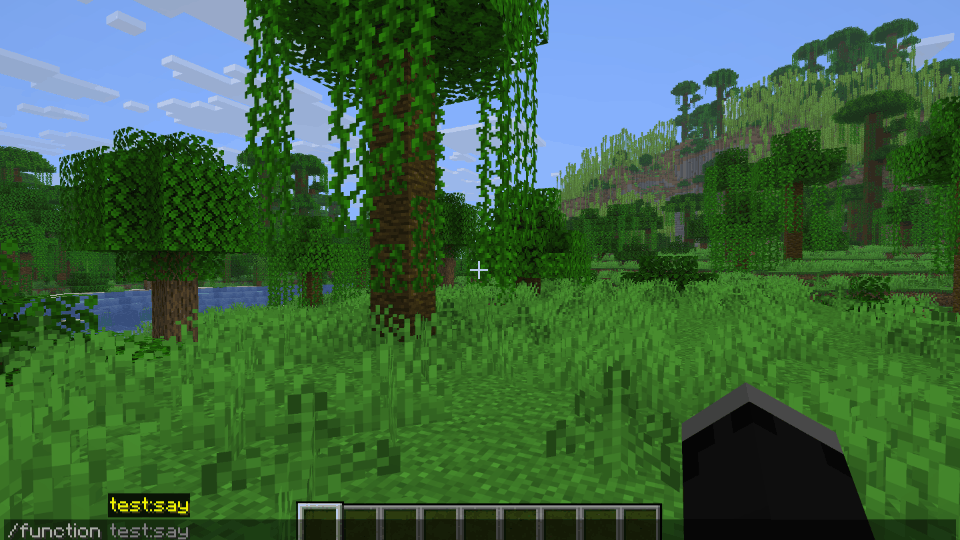 Datapackでゲームの動作を変えるGIF画像